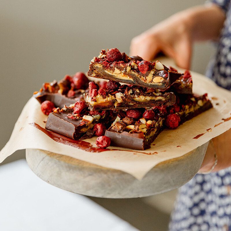 cherry nut bark