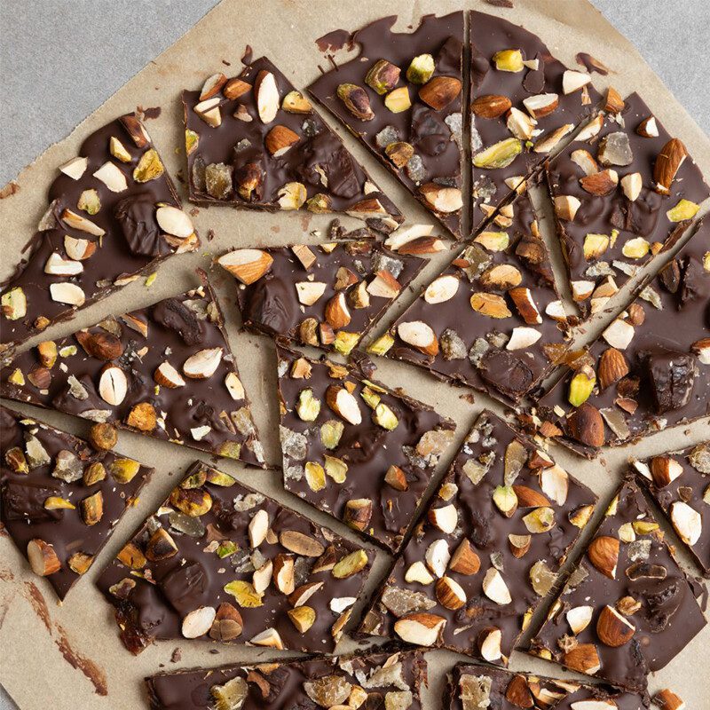 Date Chocolate Bark