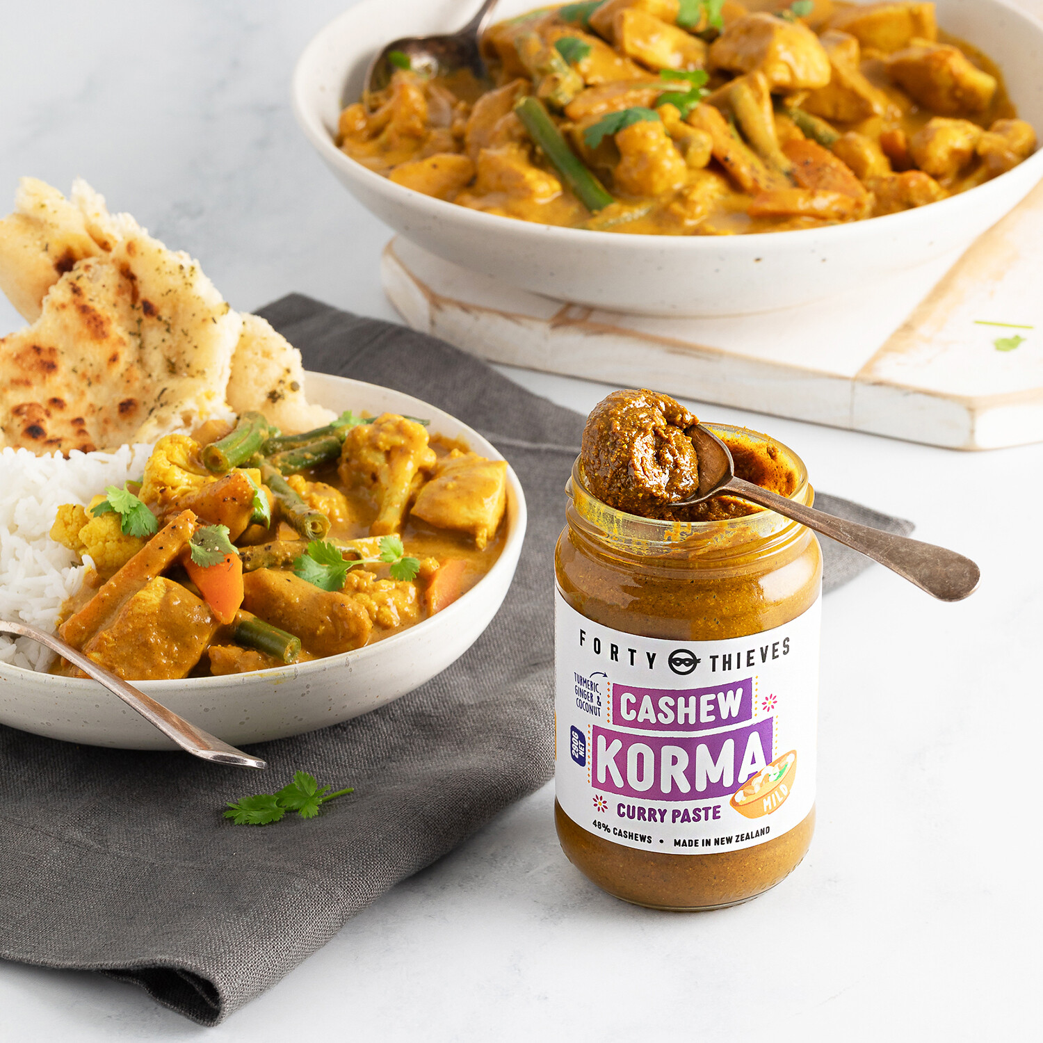 spoon of curry paste