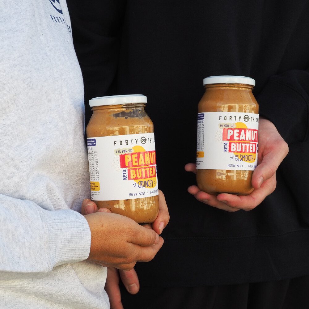 smooth and crunchy butter