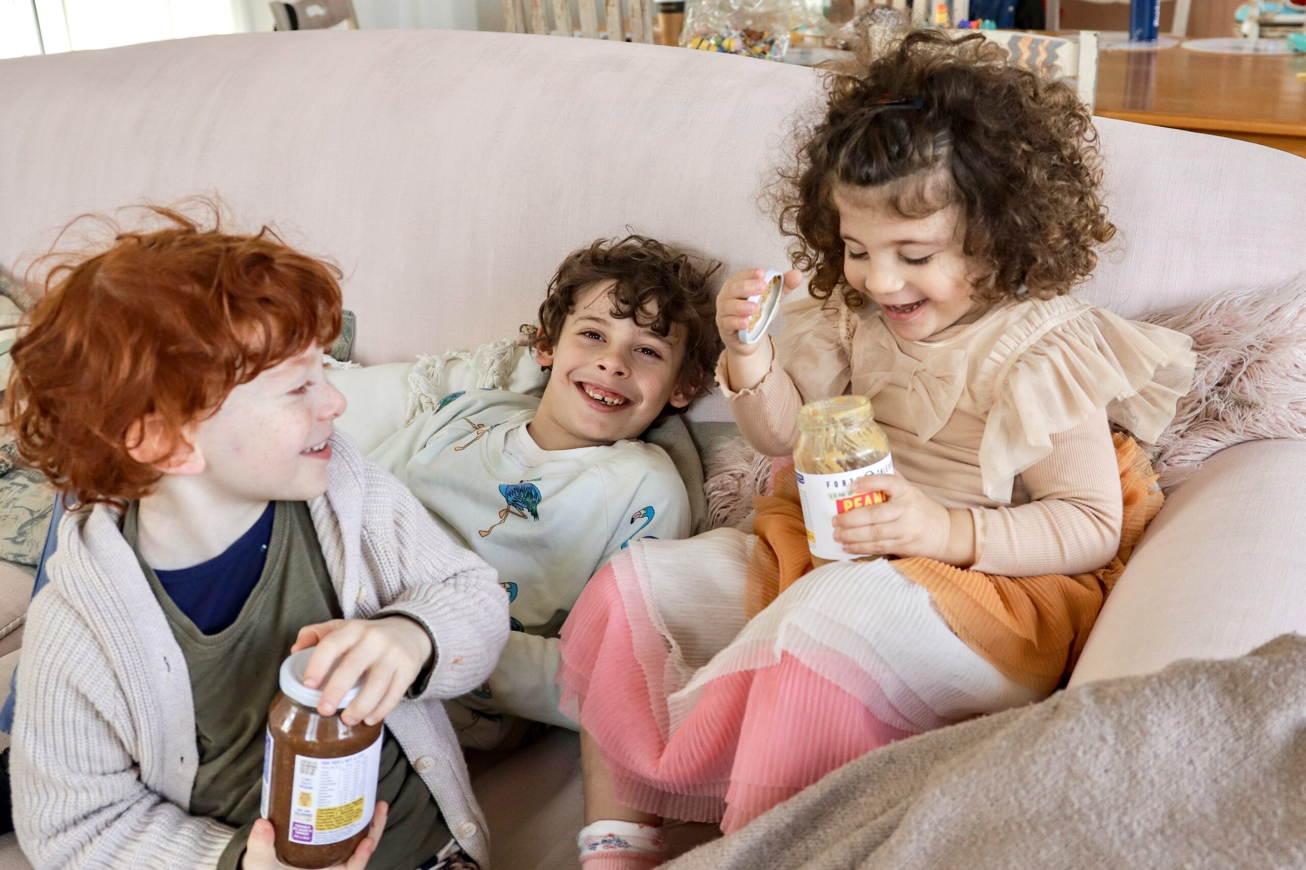 kids enjoying nut butters