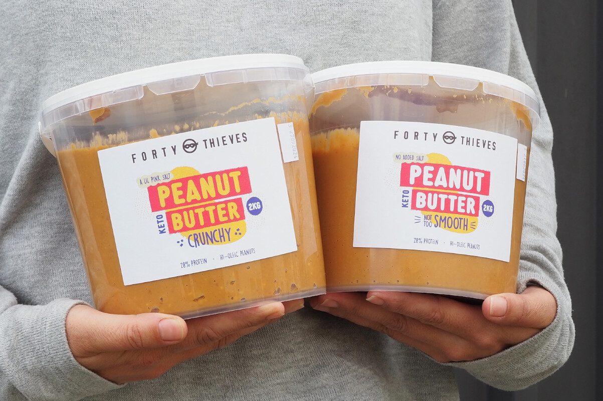 Pails of Peanut Butter
